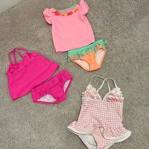 Lot of 3 Baby Girl Swimsuits!